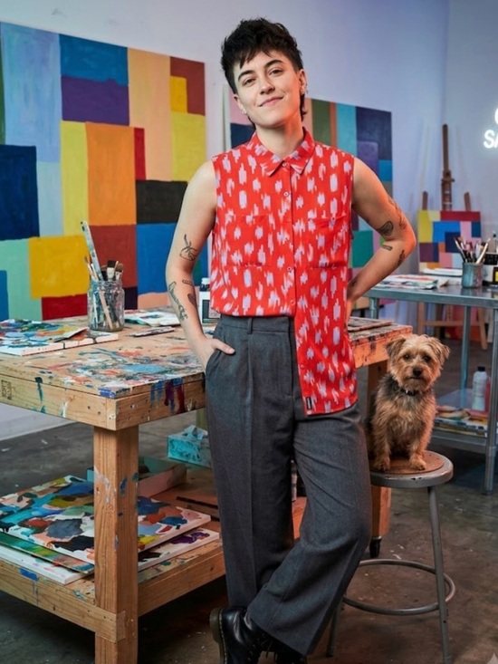 Wildfang Tops - The Empower Sleeveless Button-Up Shirt
